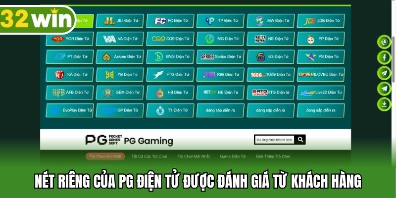 Nét riêng của PG điện tử được đánh giá từ khách hàng